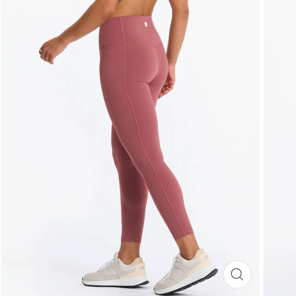 NWT VUORI Studio Pocket Leggings in Rosewood / XS